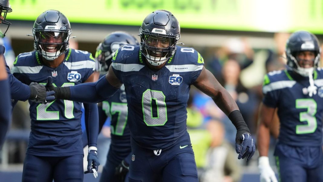 Seahawks’ Lawrence 4th ever with 2 fumble-return TDs in game