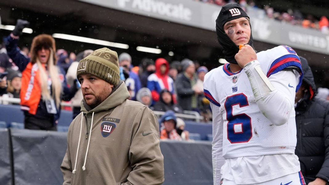 Giants rookie QB Jaxson Dart urged to modify running approach