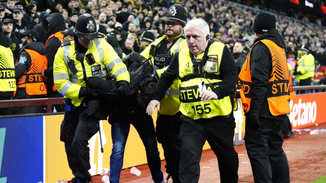 Aston Villa vs Young Boys: Away fans clash with police during Europa League match at Villa Park | Football News