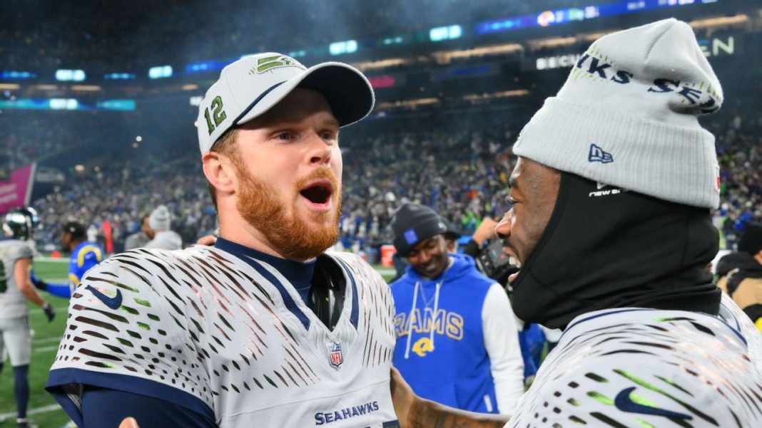 Darnold shows grit as Seahawks rally, clinch postseason berth