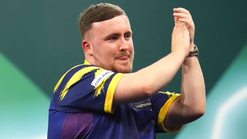 Luke Littler is aiming for back-to-back titles