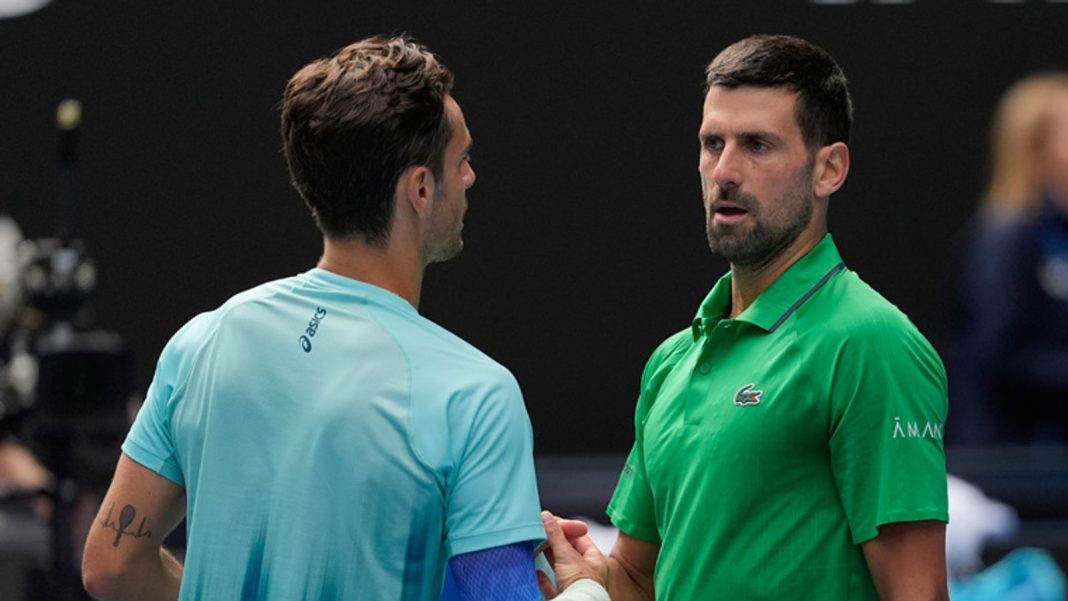 Australian Open: Novak Djokovic through to semi-finals after Lorenzo Musetti retires injured | Tennis News