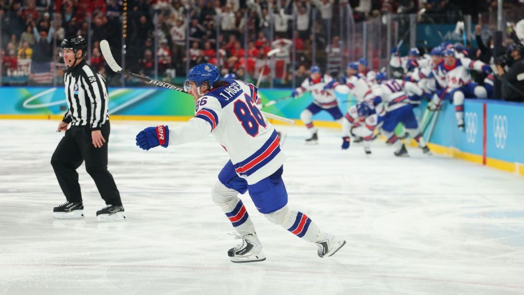 Jack Hughes, Connor Hellebuyck lift U.S. to Olympic hockey gold