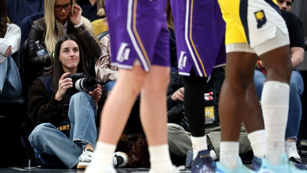 Caitlin Clark showcases photos she took of LeBron James