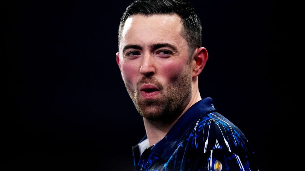 Luke Humphries at the World Darts Championship