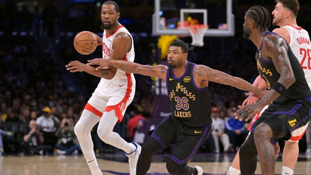 Marcus Smart's breakout game helps Lakers go up 2-0 on Rockets