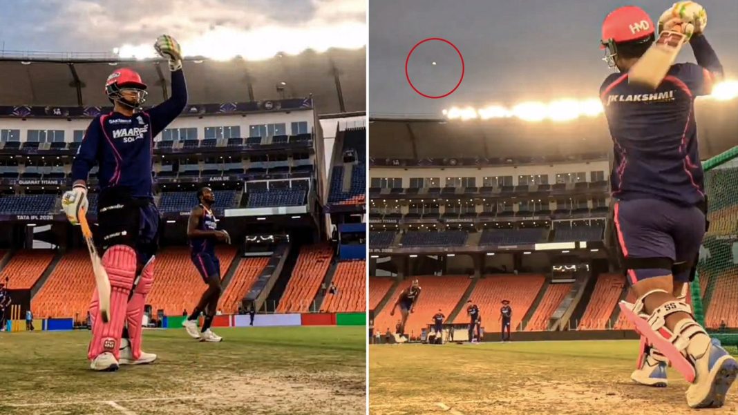 Vaibhav vs Archer! | 15-year-old hits team-mate for some huge shots in training!