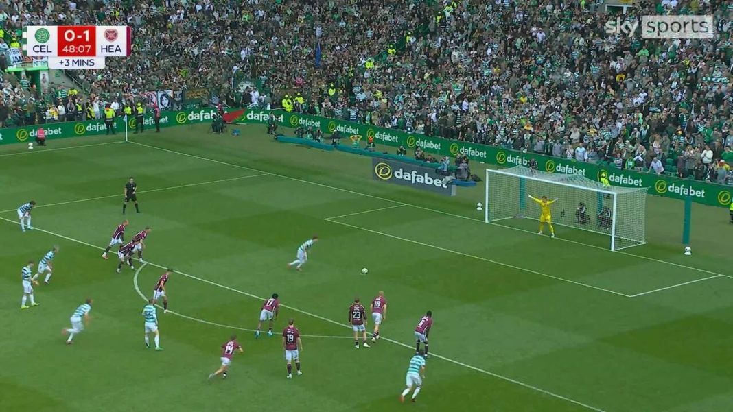 'Wouldn't you just know it!' | Engles scores as Celtic awarded ANOTHER handball penalty