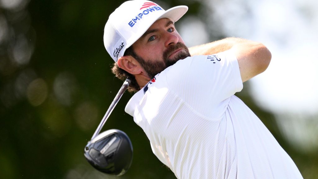 Cameron Young led after the opening round of the Cadillac Championship