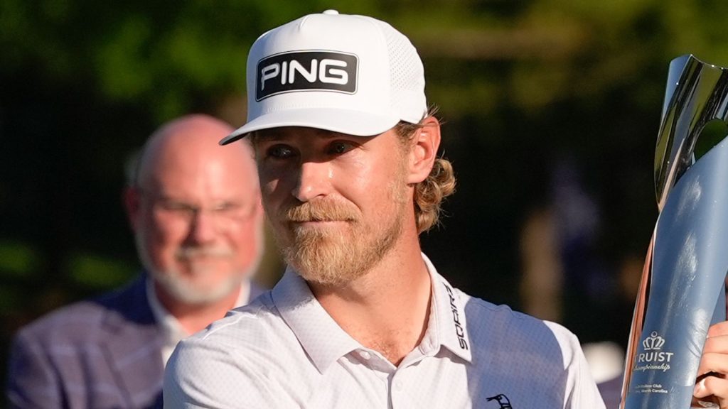 Truist Championship: Kristoffer Reitan claims his first PGA Tour title as Alex Fitzpatrick fades having held overnight lead | Golf News