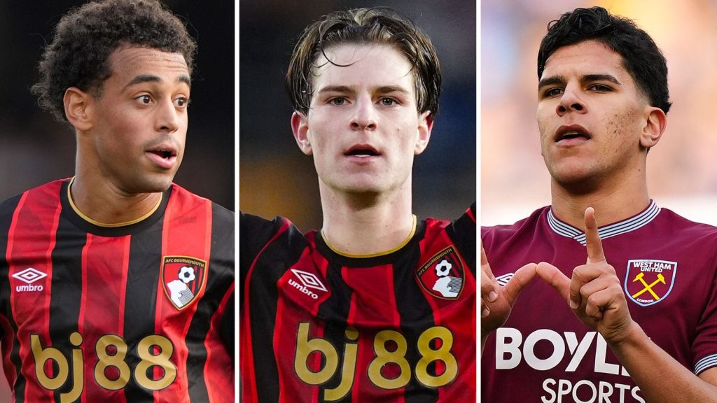 Tyler Adams, Alex Scott, Mateus Fernandes